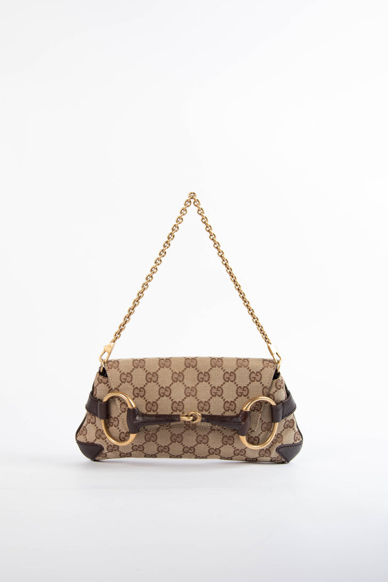 バッグ Gucci Vintage GG Canvas Shoulder Bag Gucci Beige/Ebony GG Canvas Vintage Web Shoulder Bag