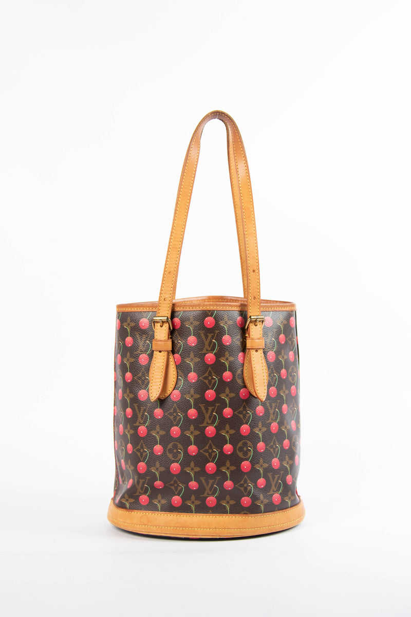 SUPER RARE Louis Vuitton x Takashi Murakami Cherry Bucket Bag