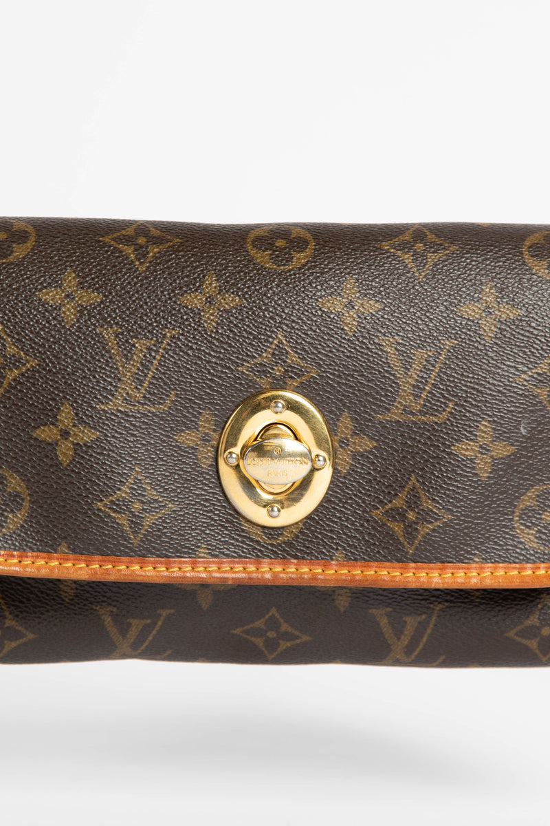 Louis+Vuitton+Tikal+Shoulder+Bag+PM+Brown+Canvas+Leather+Monogram for sale  online