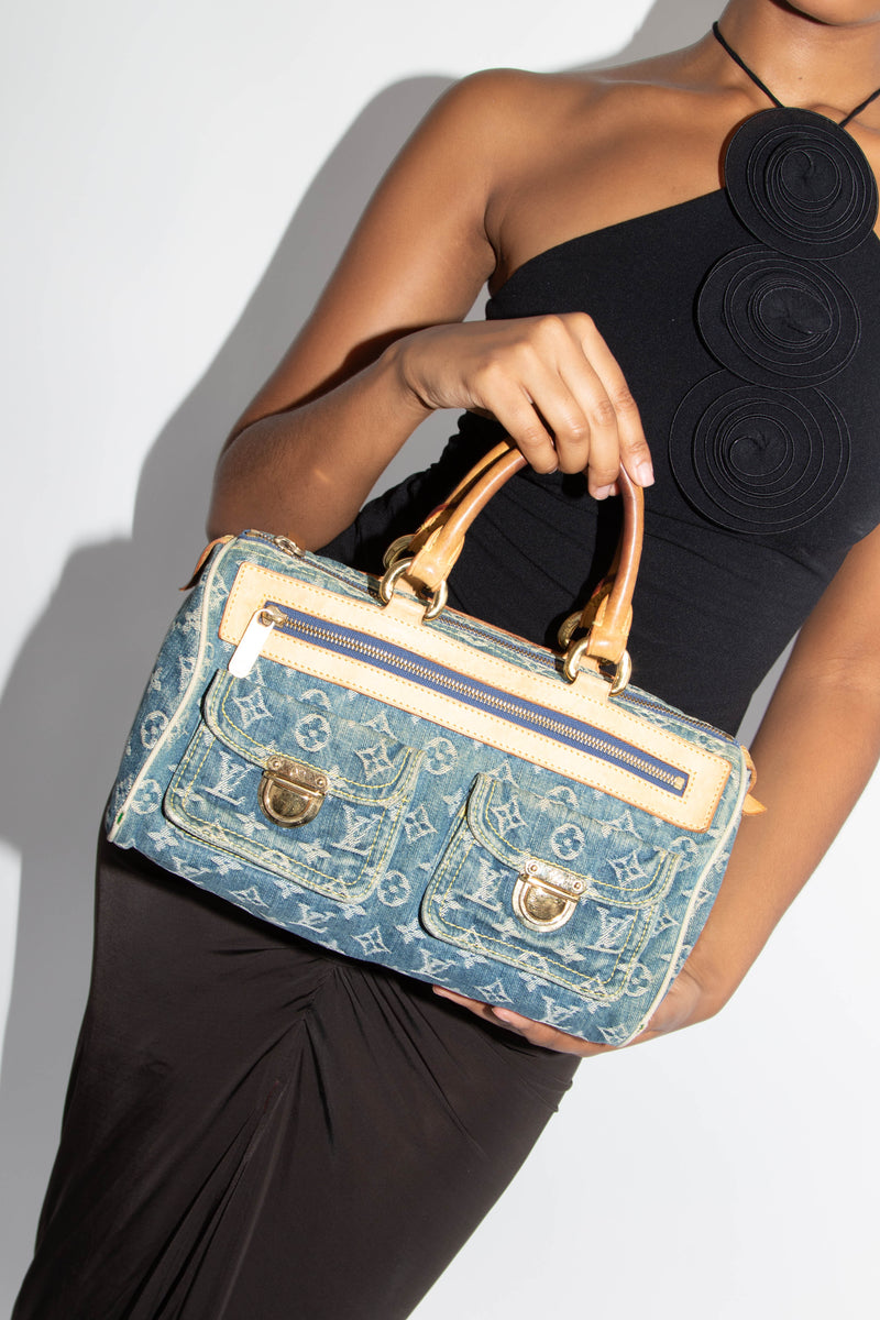 Vintage Louis Vuitton Denim Neo Speedy Bag – Break Archive