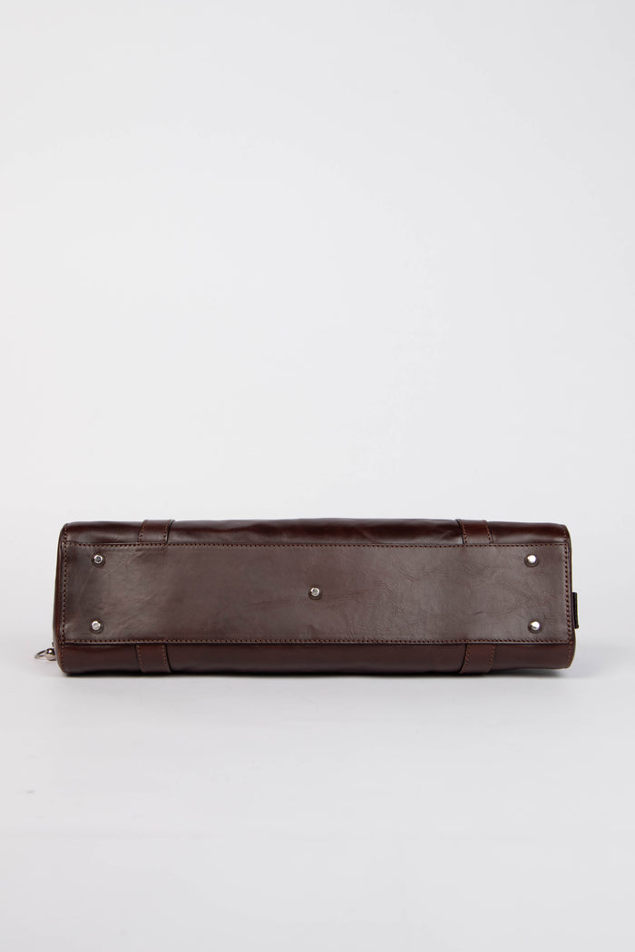 RARE Christin Dior Brown Leather Hardcore Piercing Shoulder Bag