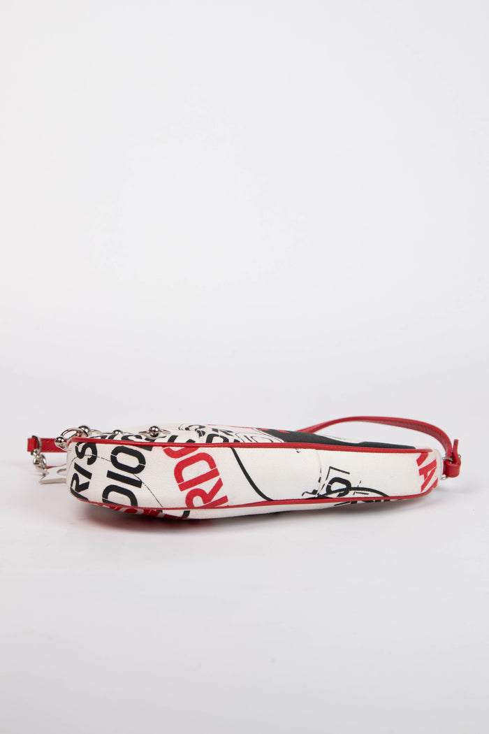 RARE 2000s Christian Dior Hardcore Piercing Saddle Bag