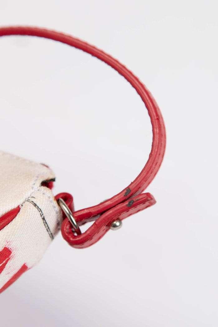 RARE 2000s Christian Dior Hardcore Piercing Saddle Bag