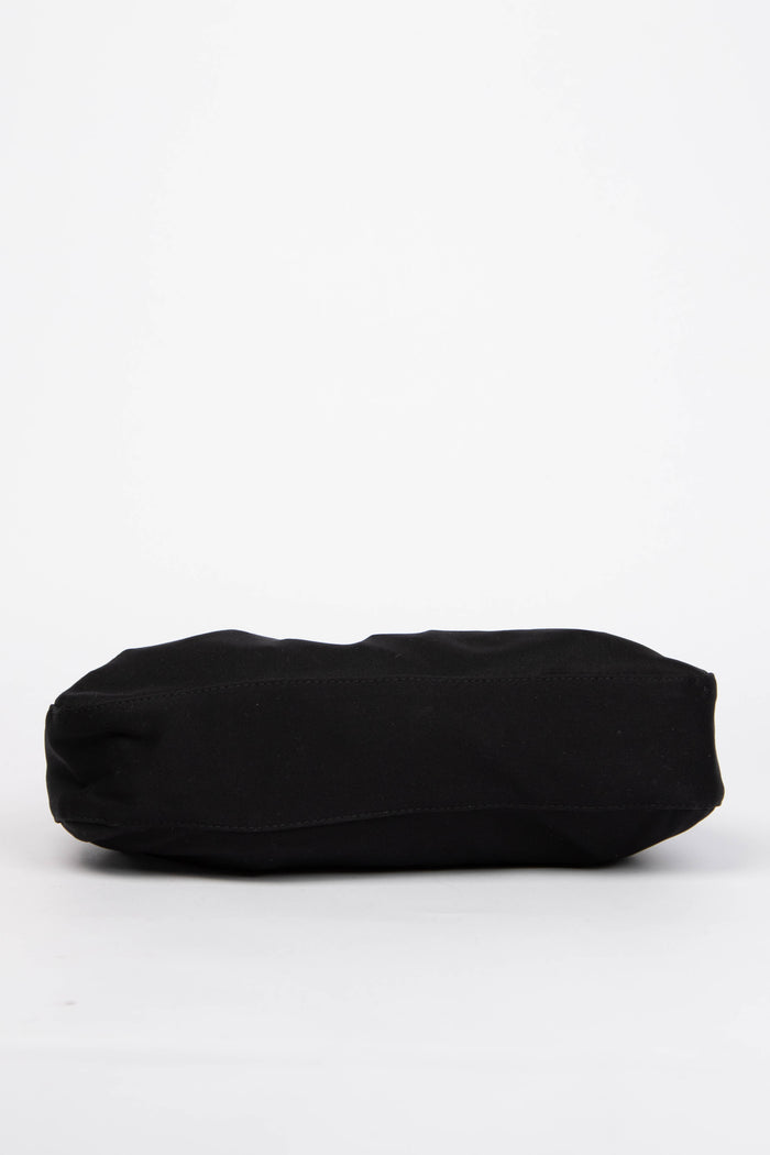 Vintage Fendi Black Neoprene Shoulder Bag