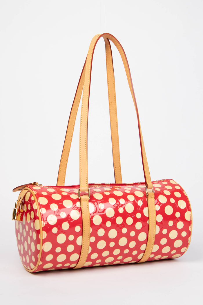 RARE Louis Vuitton x Yayoi Kusama Red Infinity Dot Papillon 30cm