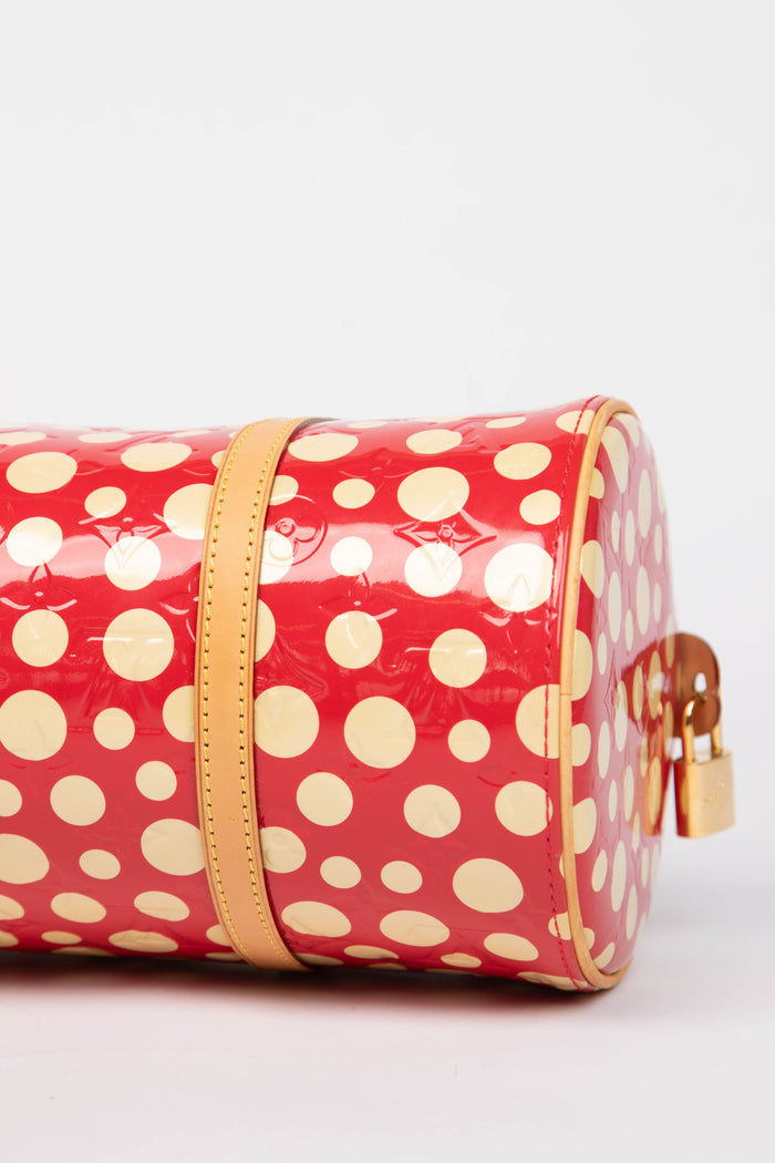 RARE Louis Vuitton x Yayoi Kusama Red Infinity Dot Papillon 30cm