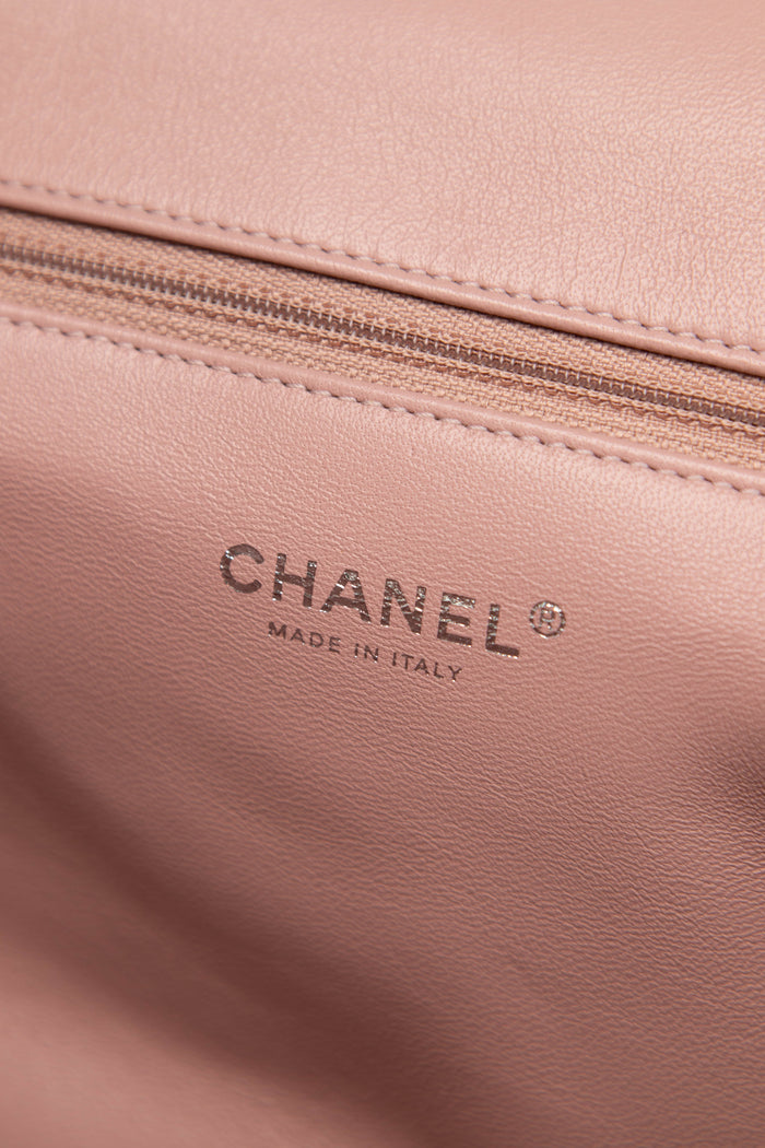 RARE 2018 Chanel Pastel Sequin Large Single Flap Bag