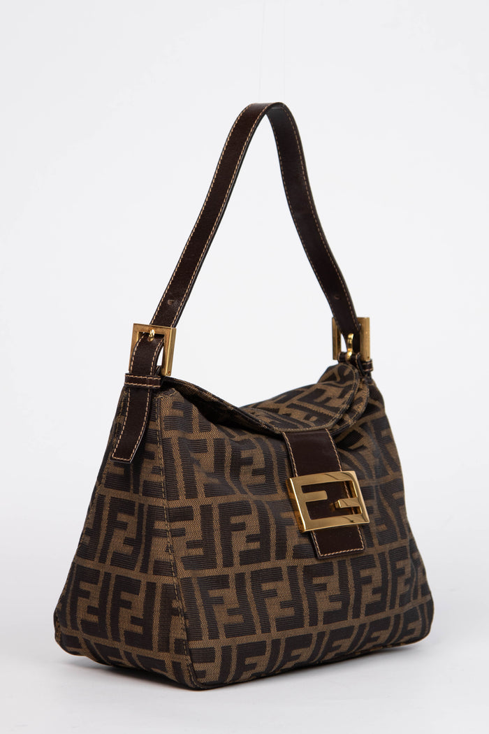 Vintage Fendi Zucca Monogram Shoulder Bag