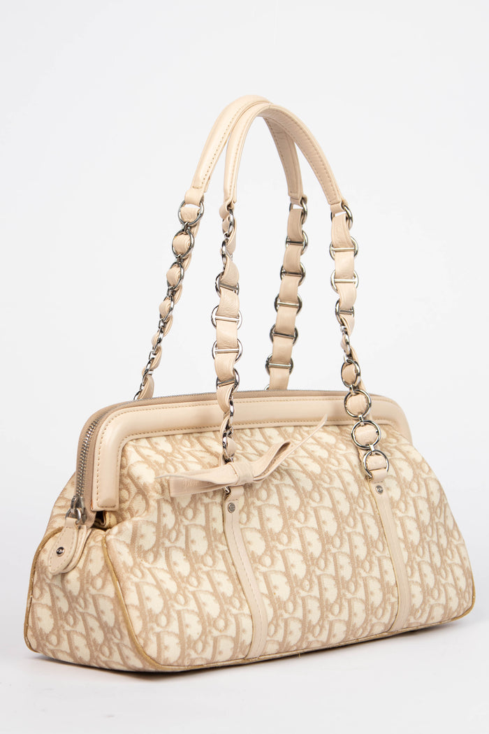 2000s Christian Dior Romantiqué Monogram Shoulder Bag