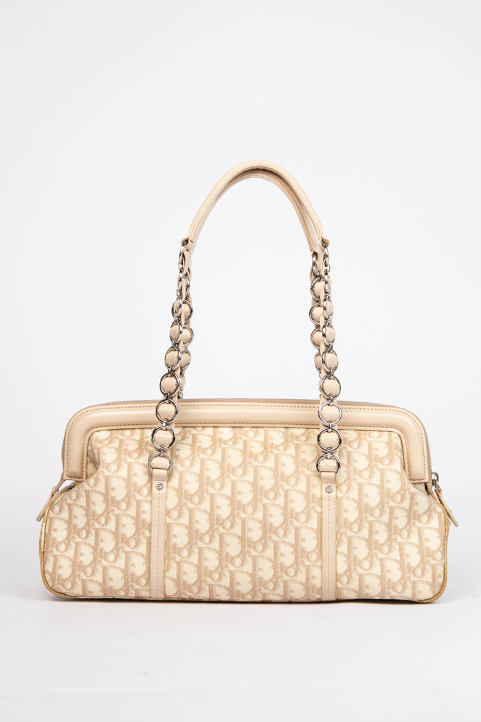 2000s Christian Dior Romantiqué Monogram Shoulder Bag
