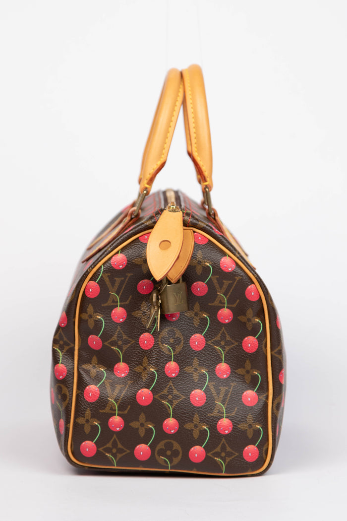 RARE Louis Vuitton x Takashi Murakami Cherry Speedy 25cm