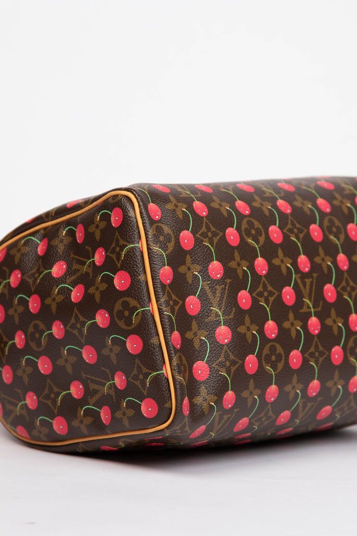 RARE Louis Vuitton x Takashi Murakami Cherry Speedy 25cm