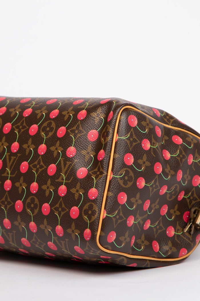 RARE Louis Vuitton x Takashi Murakami Cherry Speedy 25cm