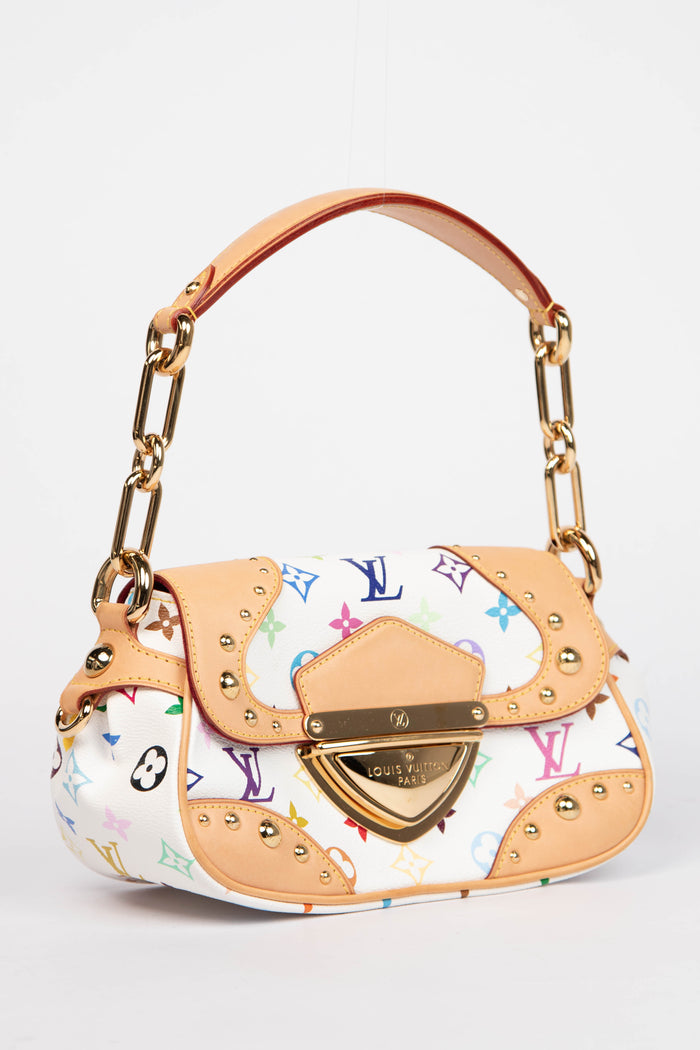 2000s Louis Vuitton x Takashi Murakami Multicolour Marilyn Shoulder Bag
