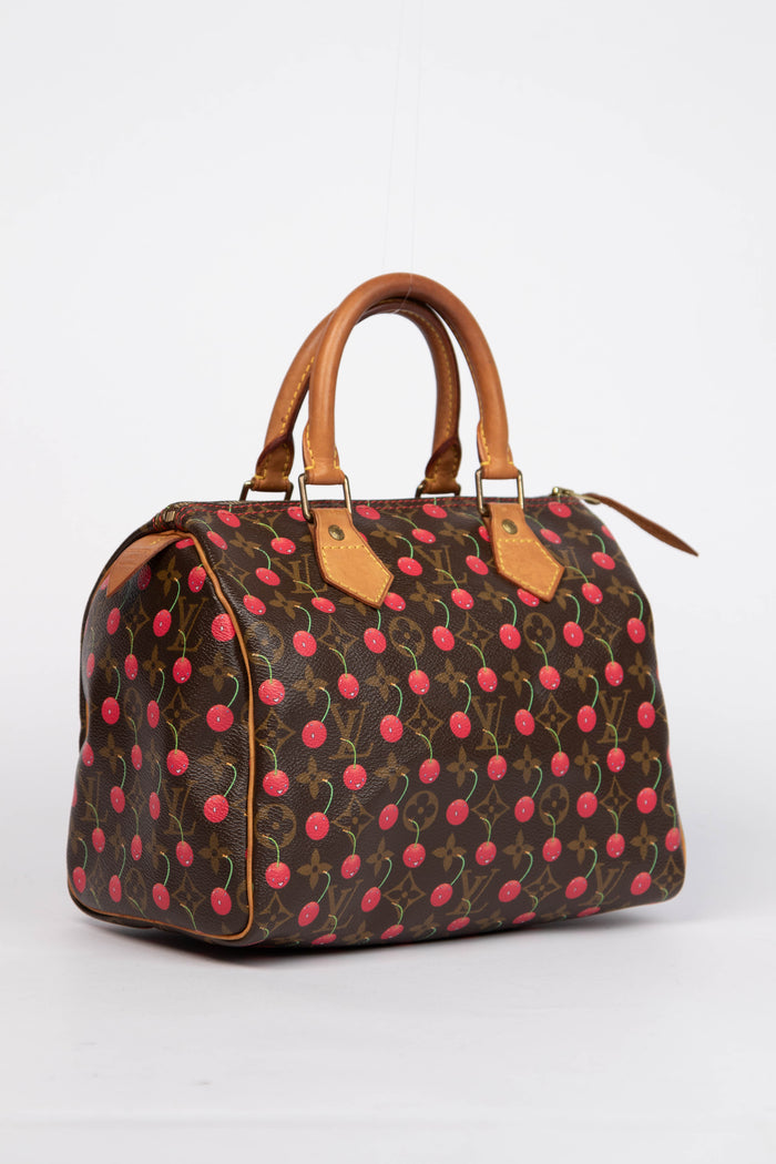 RARE Louis Vuitton x Takashi Murakami Cherry Speedy 25cm