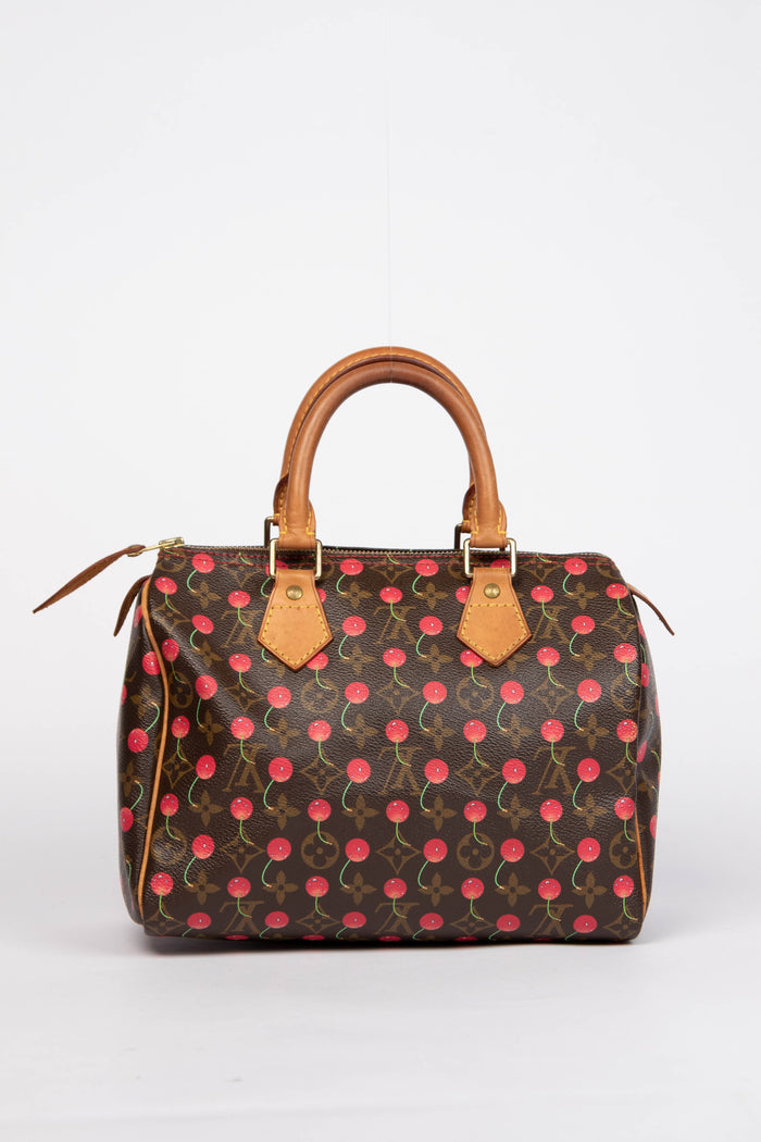 RARE Louis Vuitton x Takashi Murakami Cherry Speedy 25cm