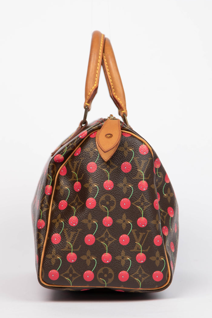 RARE Louis Vuitton x Takashi Murakami Cherry Speedy 25cm