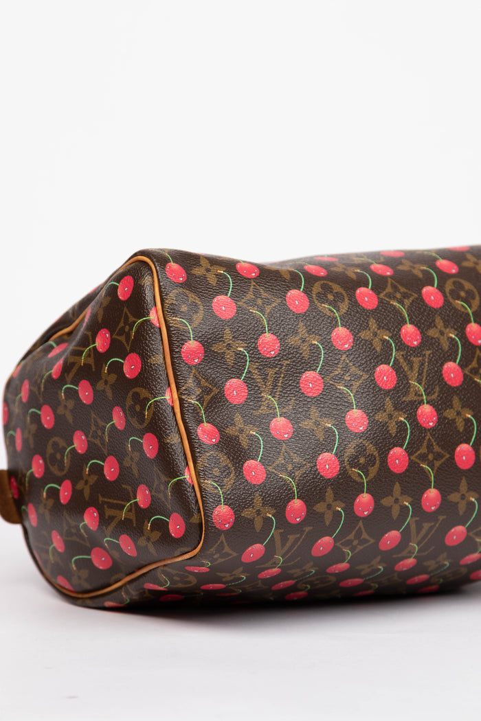 RARE Louis Vuitton x Takashi Murakami Cherry Speedy 25cm