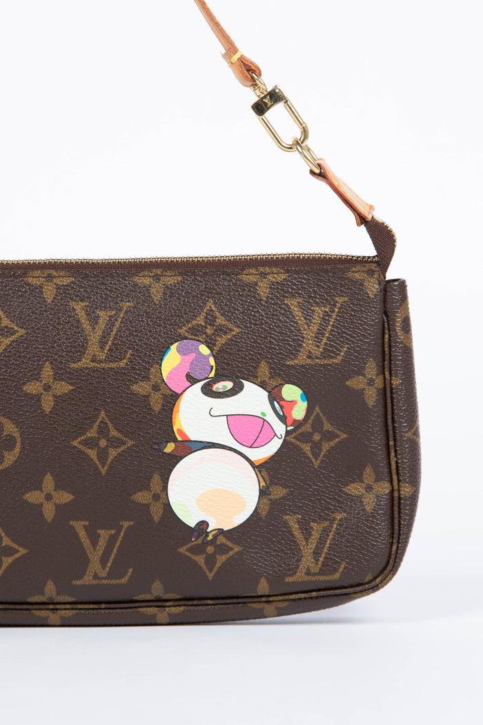 RARE Louis Vuitton x Takashi Murakami Panda Pochette Accessoires