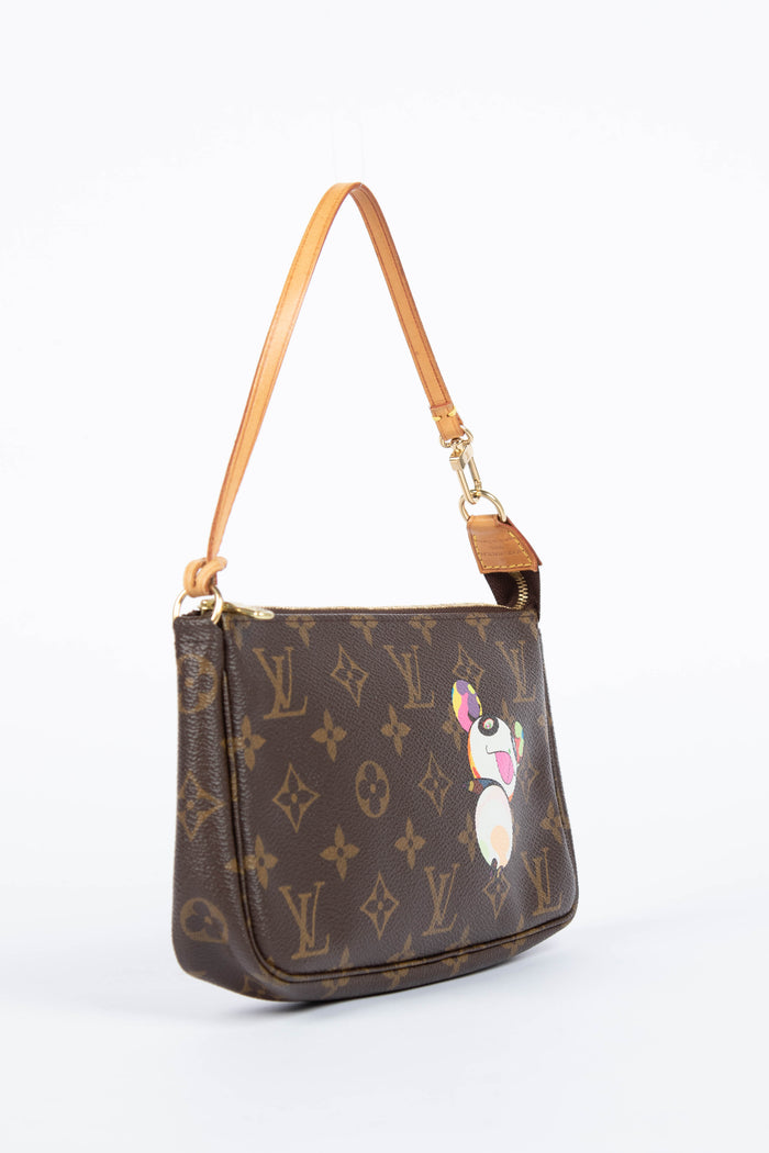 RARE Louis Vuitton x Takashi Murakami Panda Pochette Accessoires