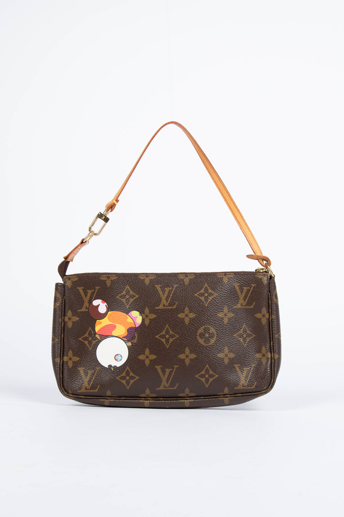 RARE Louis Vuitton x Takashi Murakami Panda Pochette Accessoires