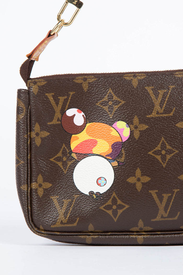 RARE Louis Vuitton x Takashi Murakami Panda Pochette Accessoires