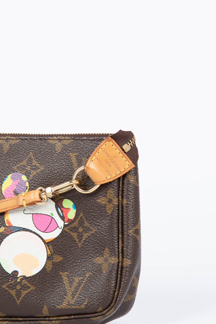 RARE Louis Vuitton x Takashi Murakami Panda Pochette Accessoires