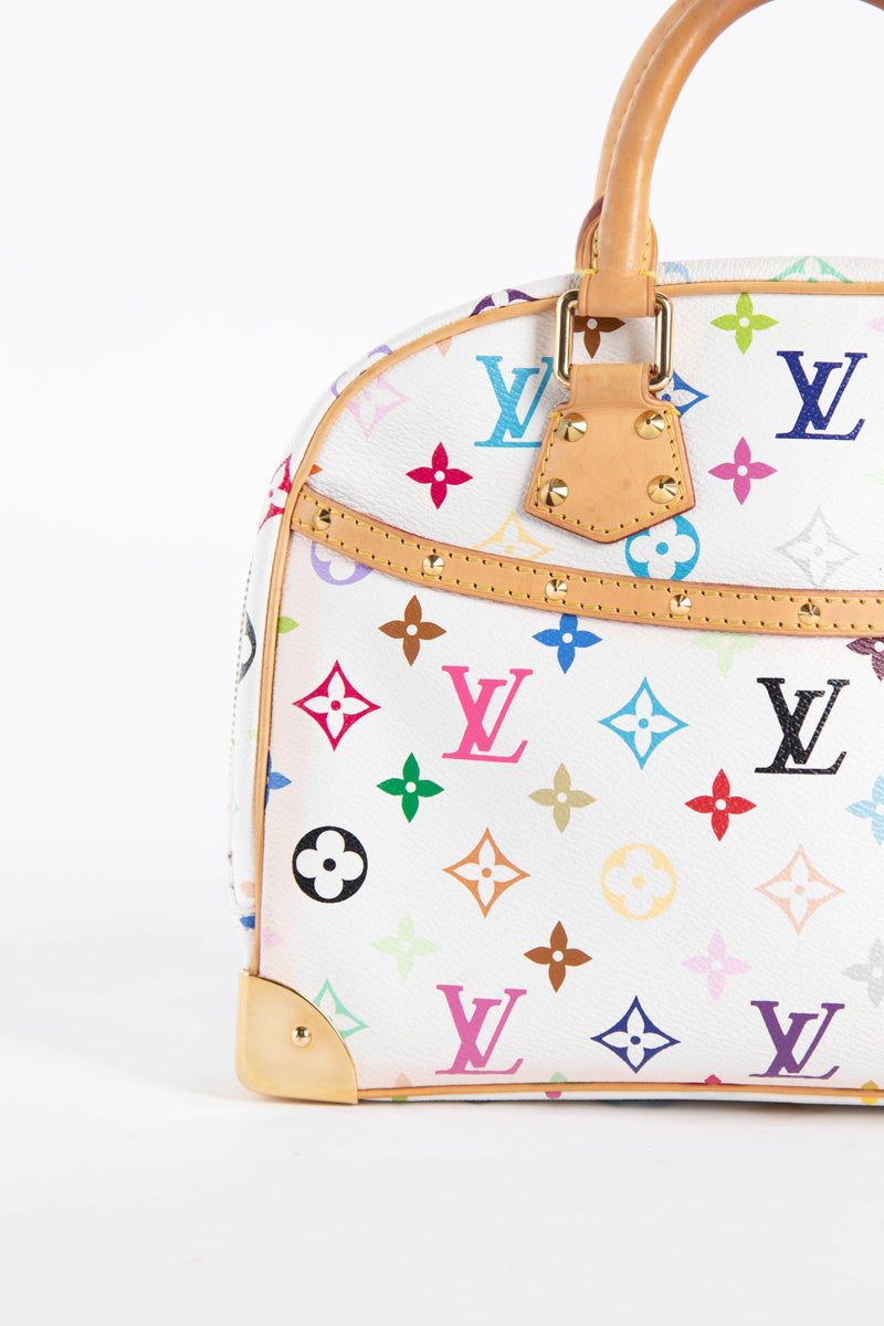 Louis Vuitton Trouville Handbag Monogram Multicolor Multicolor