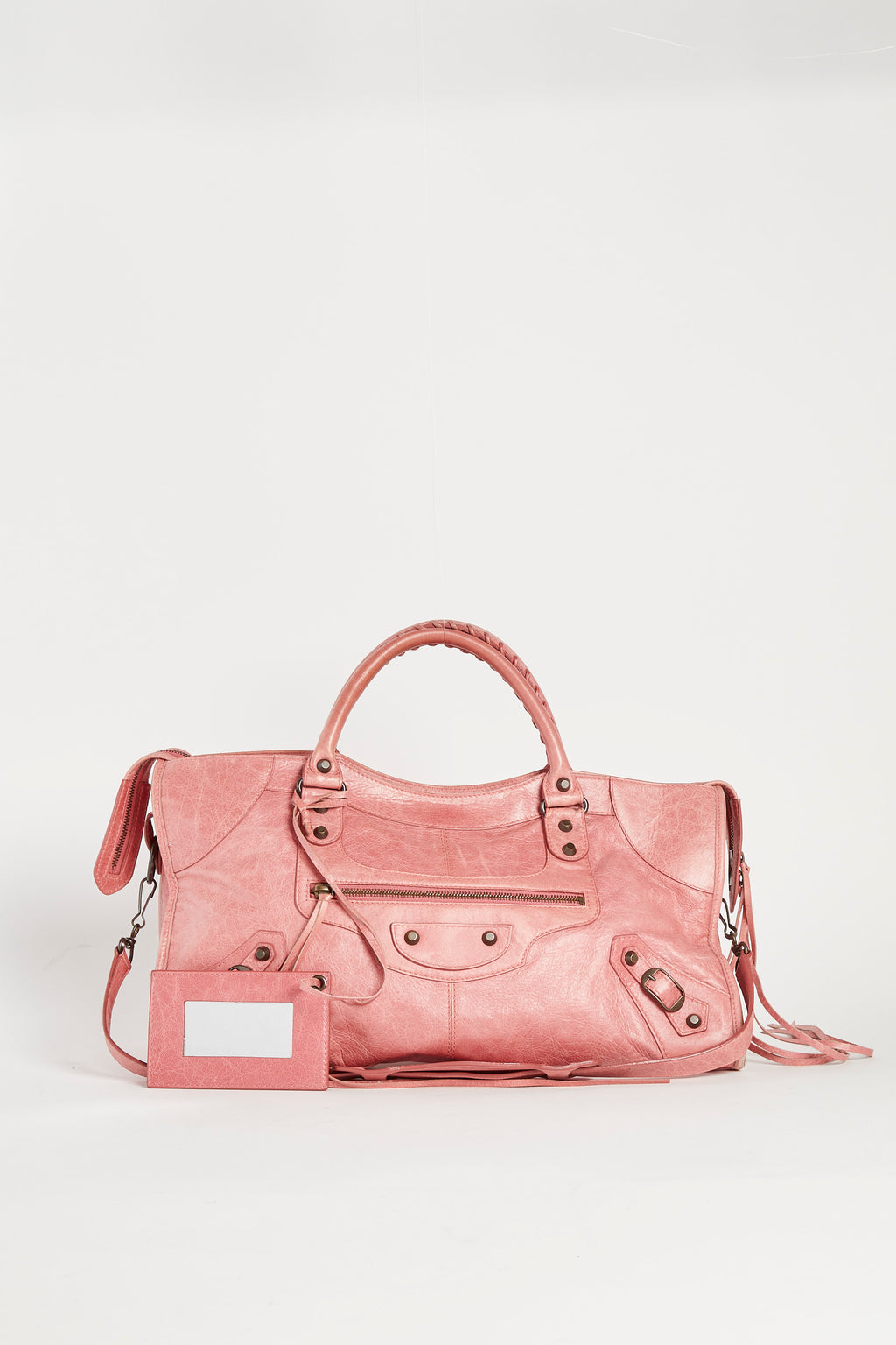 Y2K Balenciaga Pink Leather Part-Time City Bag