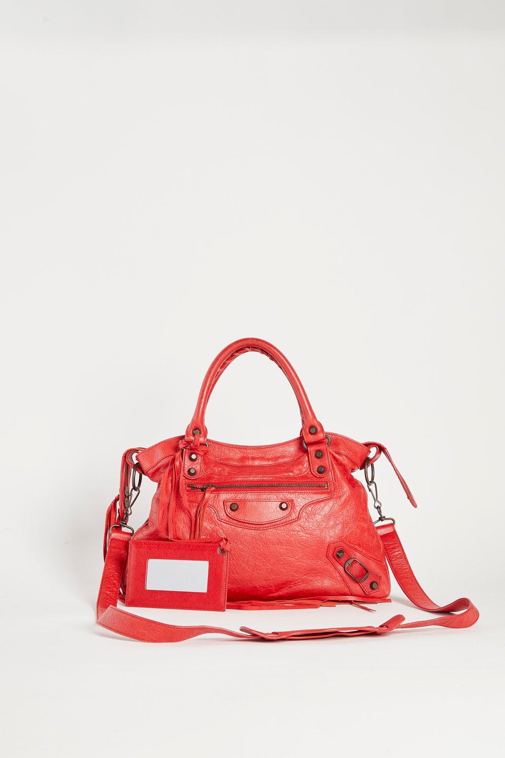 Y2K Balenciaga Red In the Town Bag