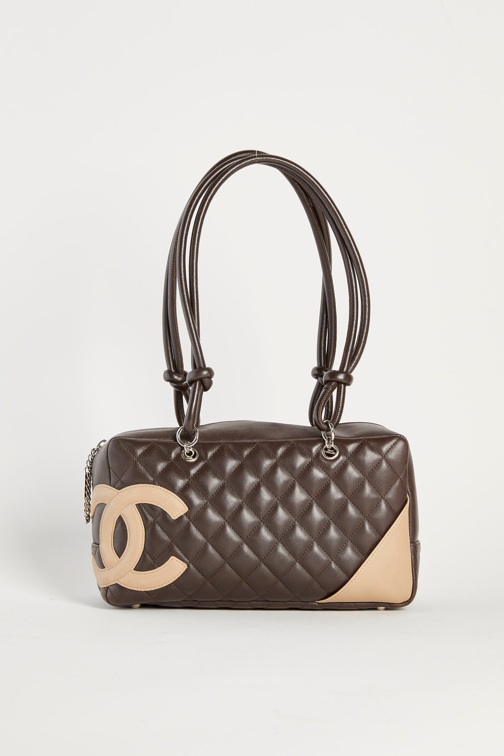 2000s Chanel Rue Cambon Brown Shoulder Bag