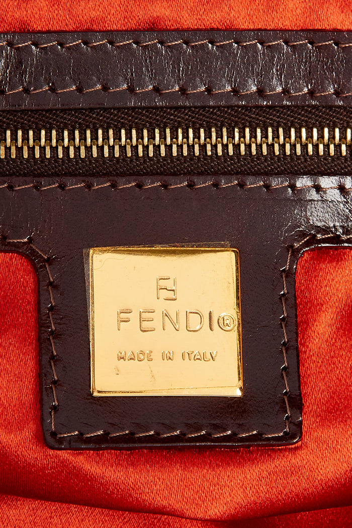 Vintage Fendi Embellished Crossbody Bag