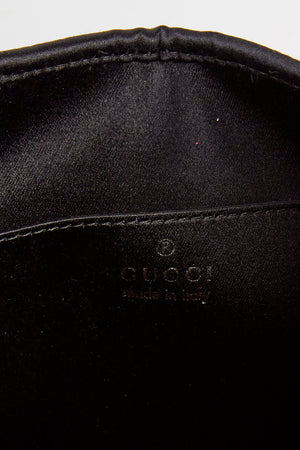 Vintage Gucci Black Satin Mini Jackie Bag