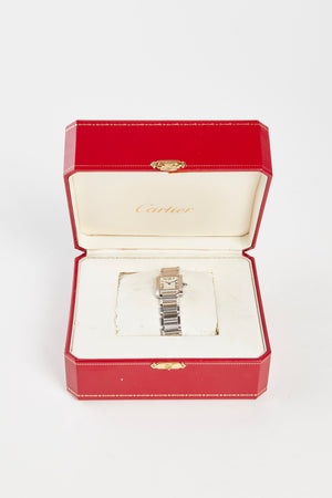 Vintage Cartier Silver Tank Watch