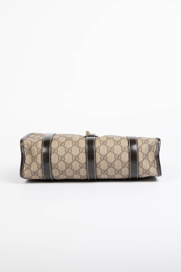 2000s Gucci Brown Monogram Small Jackie Bag