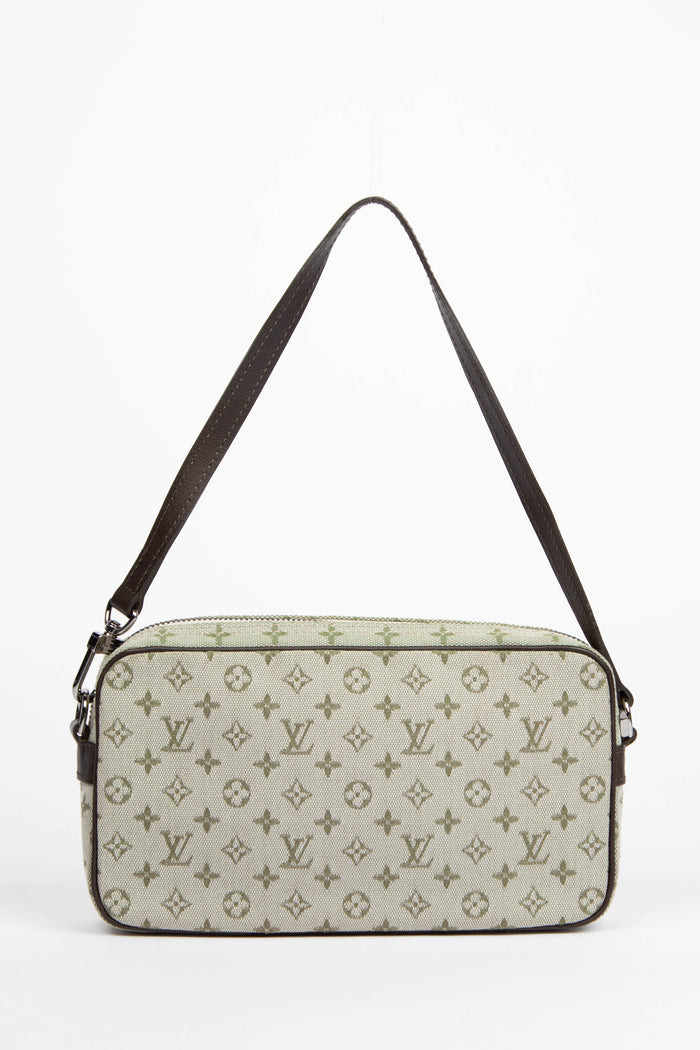 2000s Louis Vuitton Green Monogram Conte De Fees Pochette