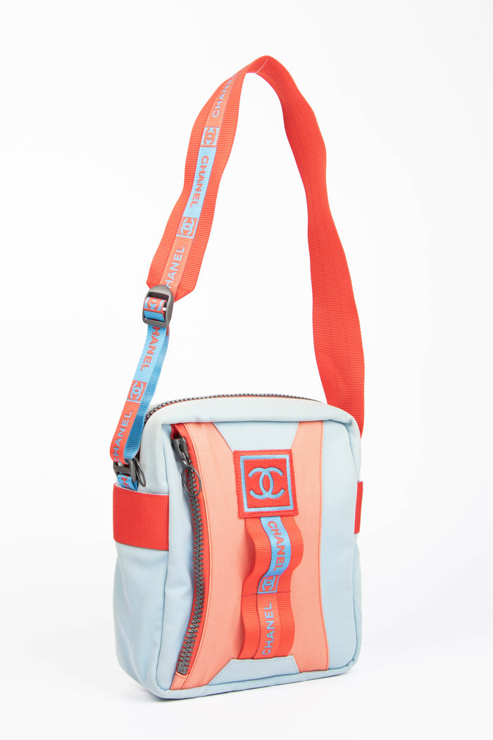 2000s Chanel Sport Canvas Crossbody Bag