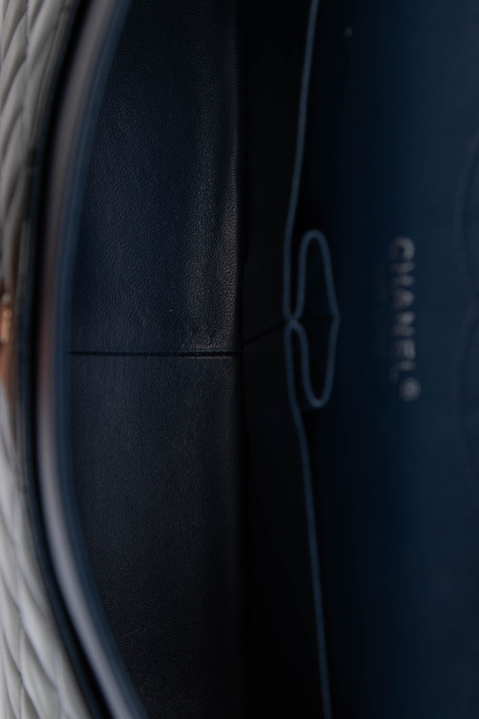 2010s Chanel Dark Green Patent Leather Jumbo Single Flap Shoulder Bag