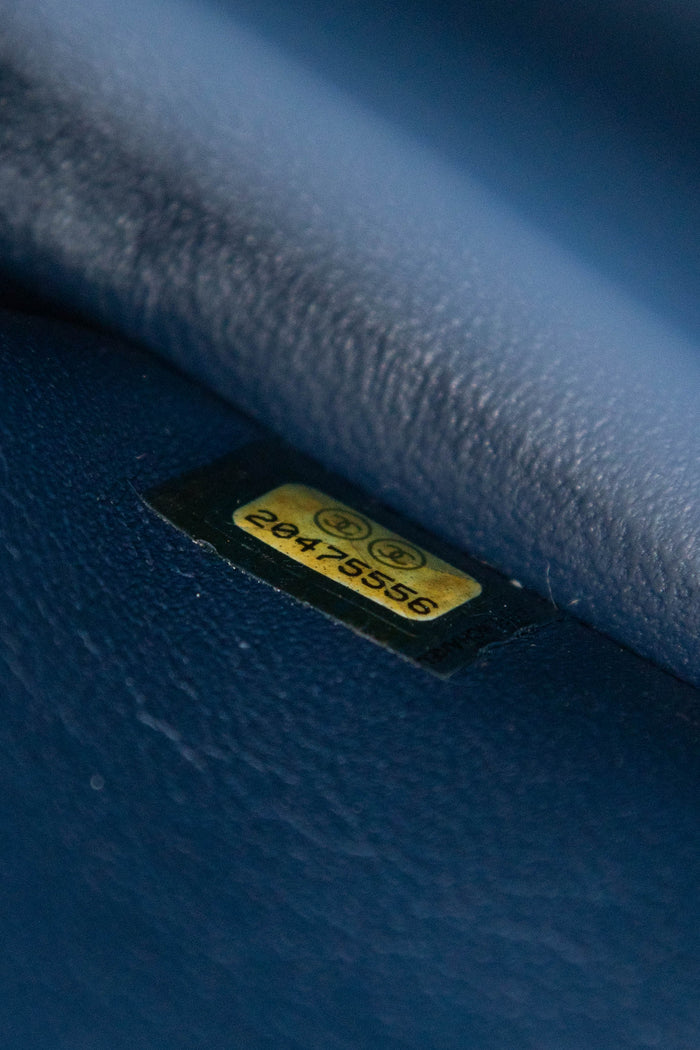 2010s Chanel Dark Green Patent Leather Jumbo Single Flap Shoulder Bag