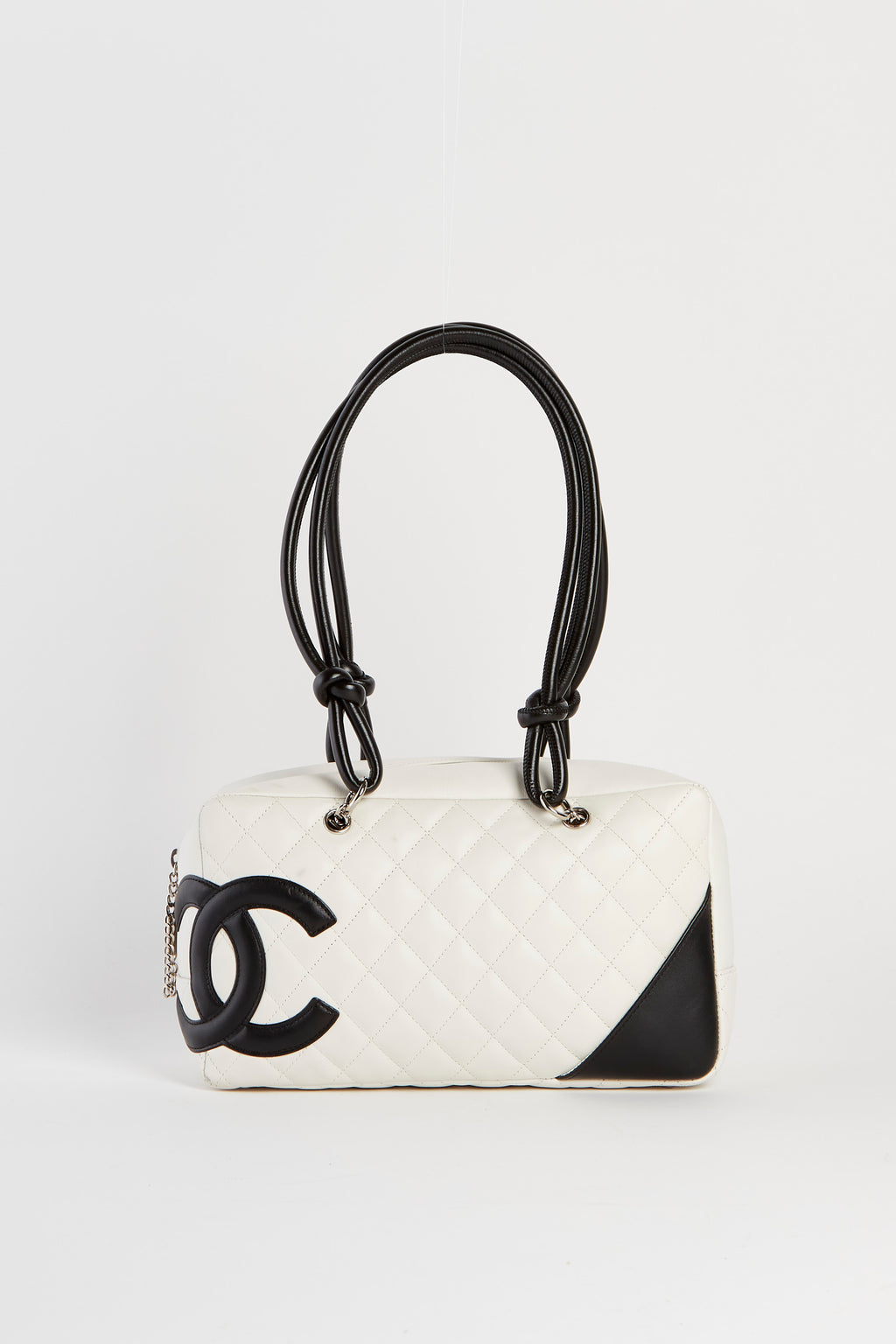 2000s Chanel Rue Cambon White Shoulder Bag