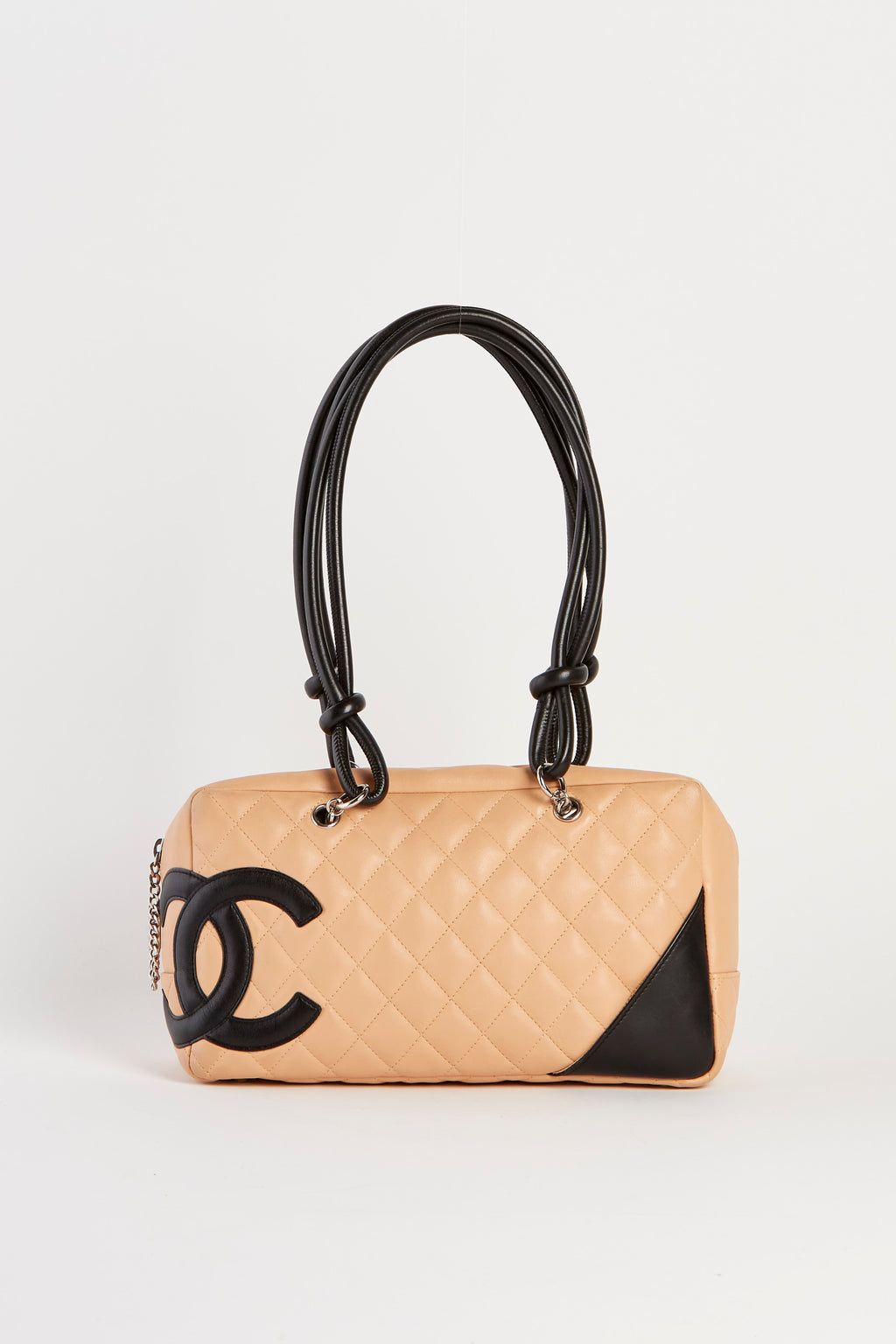 2000s Chanel Rue Cambon Beige Shoulder Bag