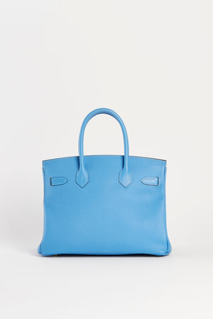 2015 Hermès Birkin 30cm in Bleu Paradise with GHW