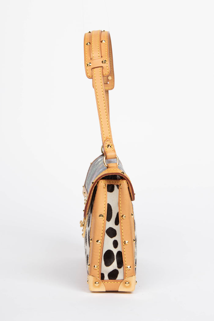 RARE Louis Vuitton x Takashi Murakami Sac Dalmatian Shoulder Bag
