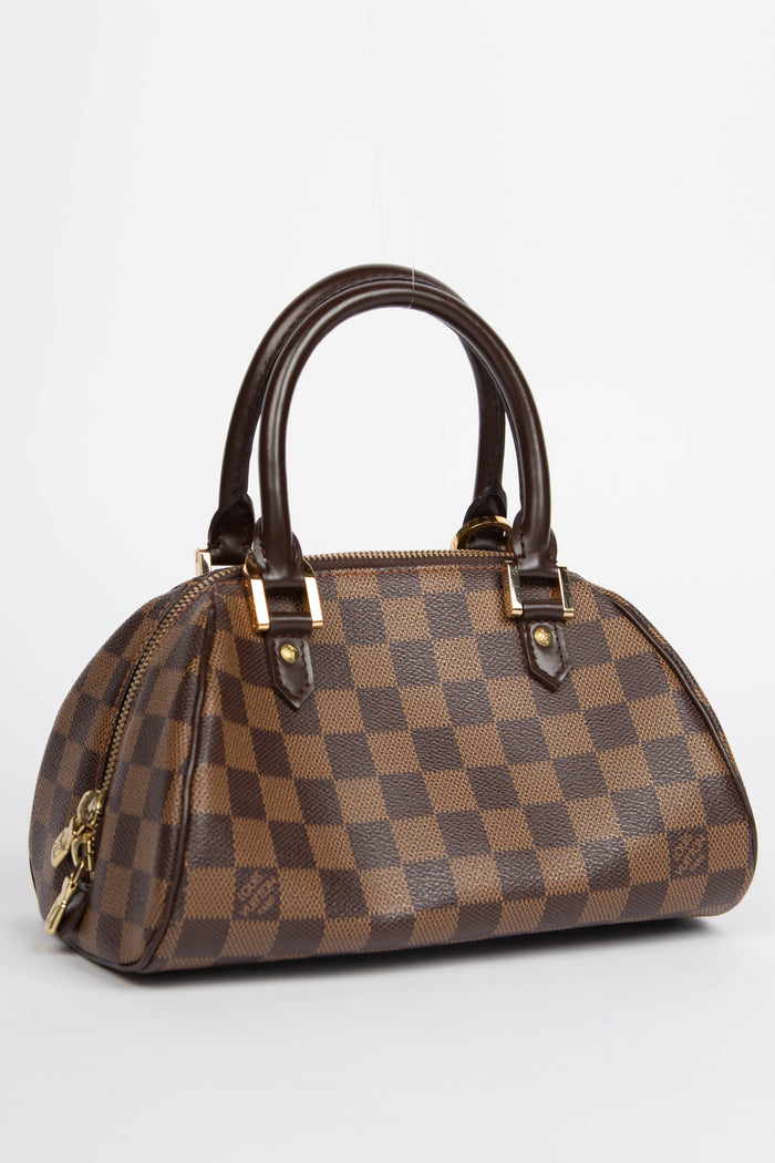 Vintage Louis Vuitton Damier Ebene Ribera Mini Top Handle