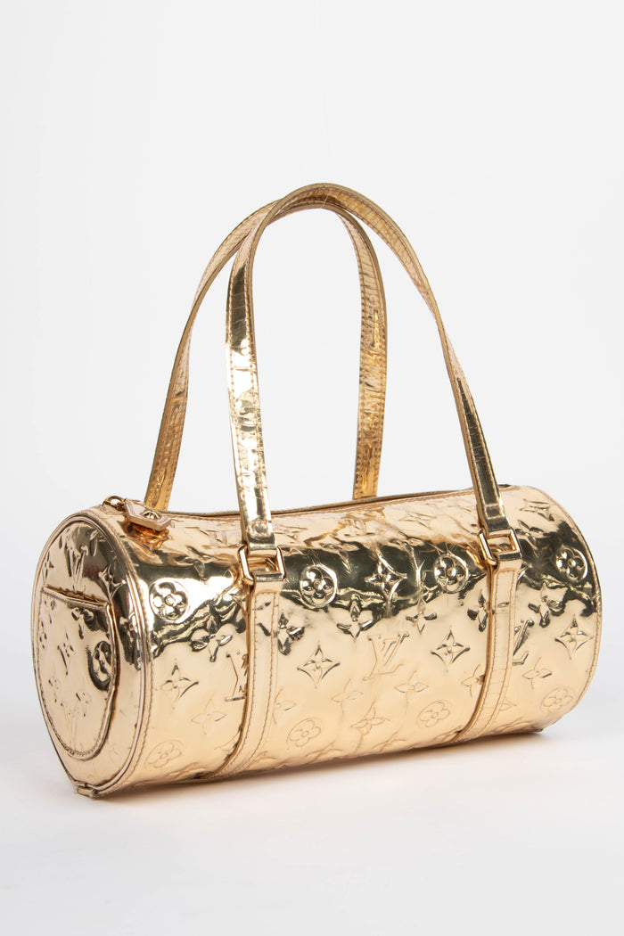 RARE 2000s Louis Vuitton Miroir Gold Monogram Papillon
