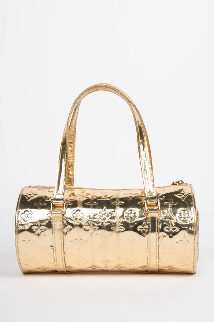 RARE 2000s Louis Vuitton Miroir Gold Monogram Papillon