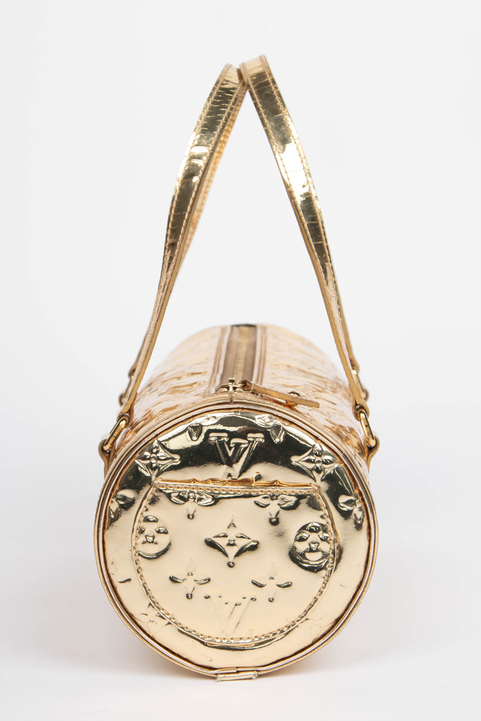 RARE 2000s Louis Vuitton Miroir Gold Monogram Papillon