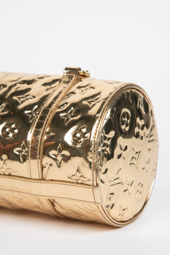 RARE 2000s Louis Vuitton Miroir Gold Monogram Papillon