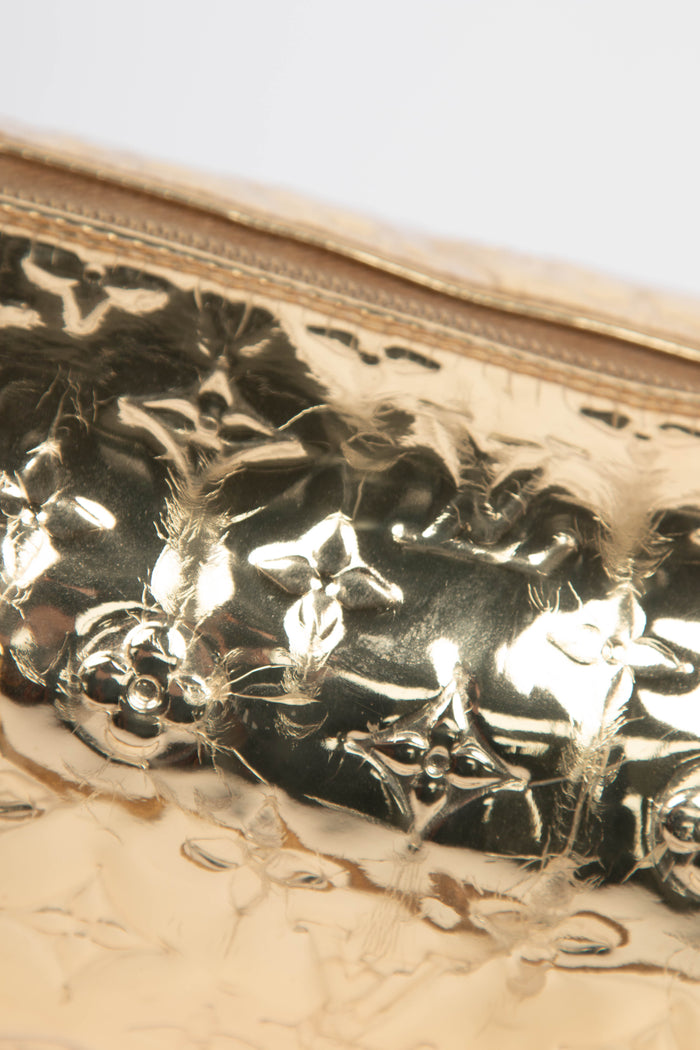 RARE 2000s Louis Vuitton Miroir Gold Monogram Papillon