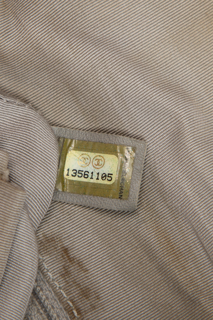 2000s Chanel Denim CC Bowling Bag